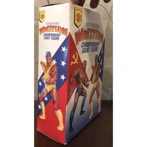Vintage IWC Sting Giant Figure Wrestling Action Figure Damaged Box Rare Find 10" - Picture 6 of 12